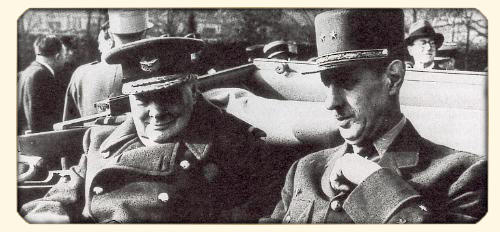 les relations orageuses entre De Gaulle et Churchill